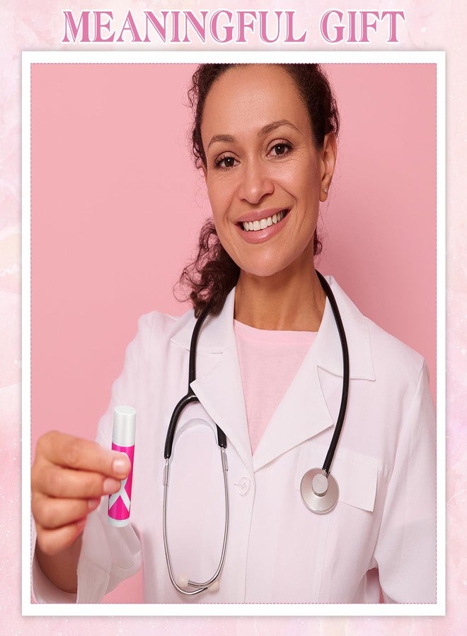 فوميت مجموعة فوميت ٥٠ قطعة من إكسسوارات وهدايا التوعية بسرطان الثدي، مرطب شفاه بالجملة، شريط وردي، منتجات للتوعية بسرطان الثدي، زينة، مكونات طبيعية، هدايا للناجيات، منتجات للفتيات والنساء - Image 5